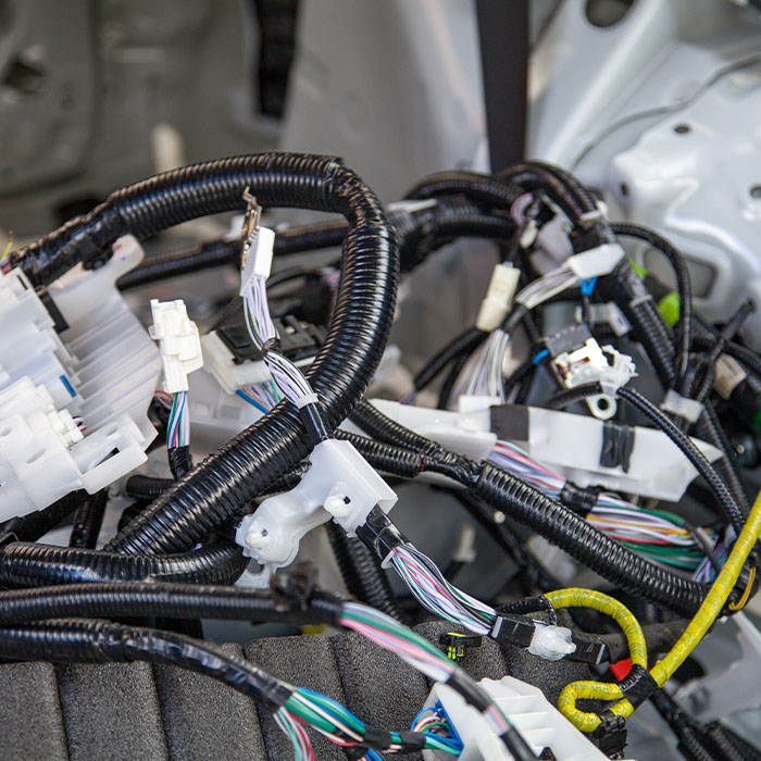 electrical wires for a car